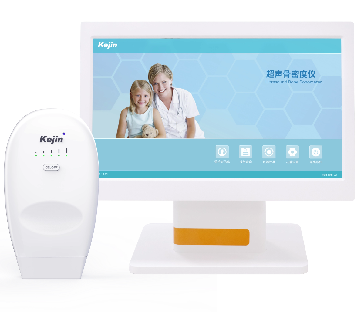 科进无线超声raybet雷竞技网页入口OSTEOKJ7600系列设备外观示意图